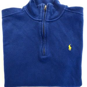 1/4 zip Polo sweater